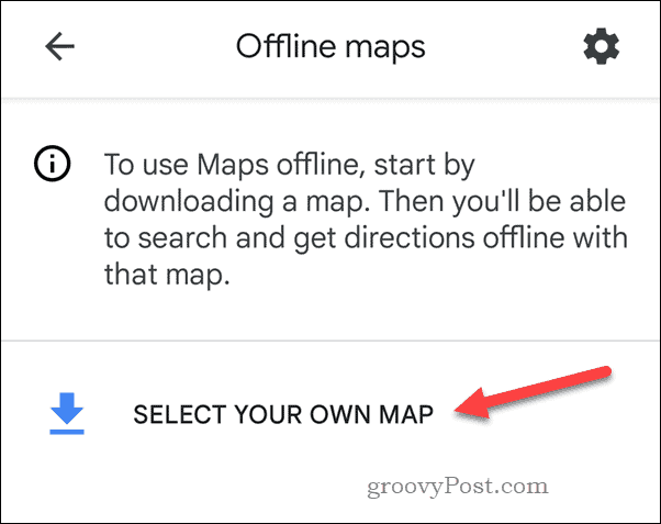 Създаване на офлайн карта на Google Maps