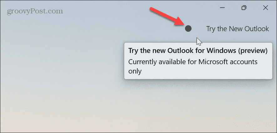 Променете новата тема на приложението Outlook