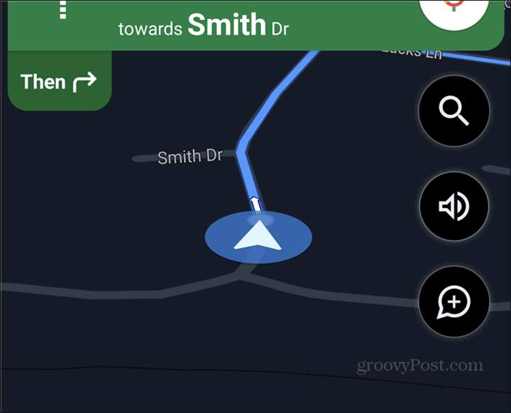 Google Maps символ за навигация