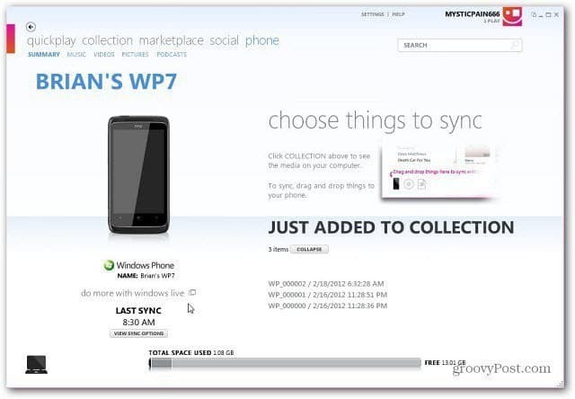 Актуализирайте Windows Phone 7 със софтуер Zune