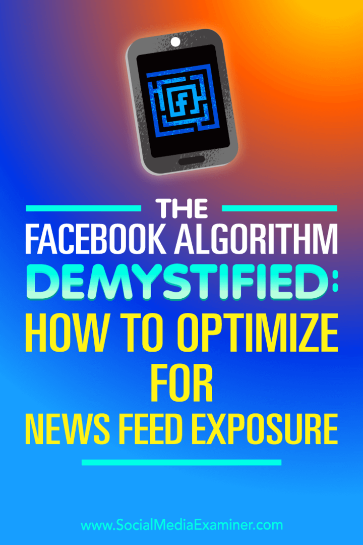 Демистифицираният алгоритъм на Facebook: Как да оптимизираме за излагане на новинарски емисии: Проверка на социалните медии