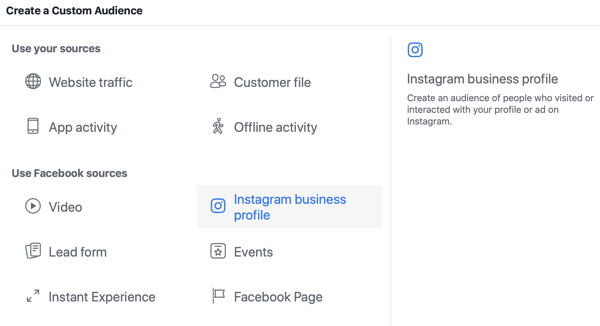 Как да развиете стратегически своя Instagram, следвайки стъпка 3, изберете опция за бизнес профил в Instagram