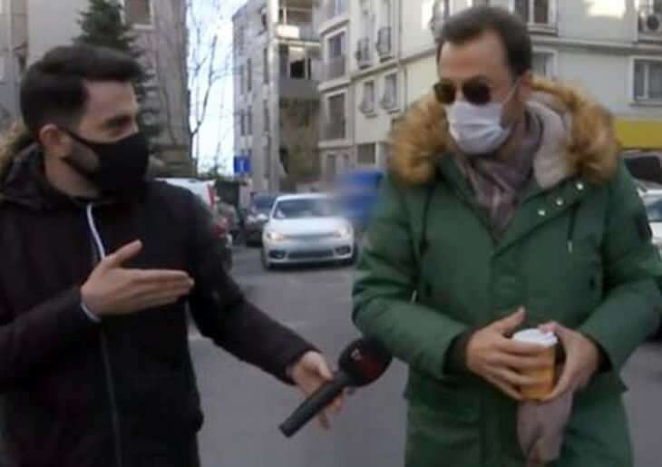 Йеткин Дикинцилер спори с репортера
