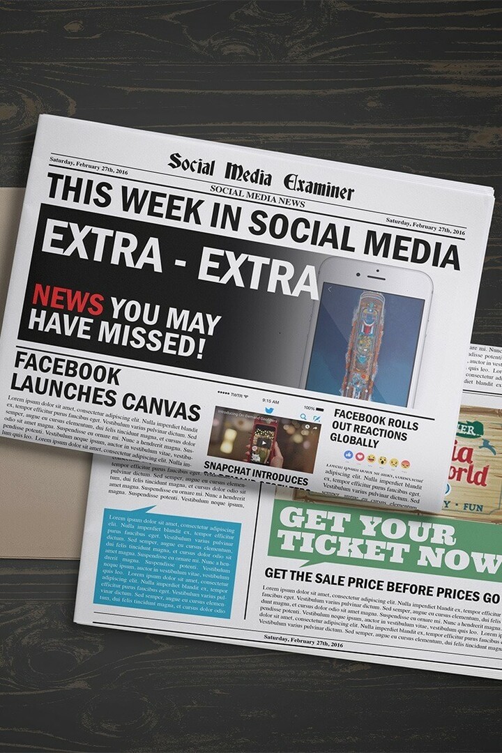 Facebook пуска Canvas: Тази седмица в социалните медии: Social Media Examiner