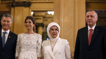Първата дама Ердоган посрещна на срещата на върха на Г-20 в Аржентина