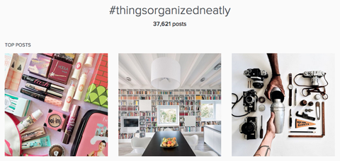 неща, организираниеднократно хаштаг изображения в instagram