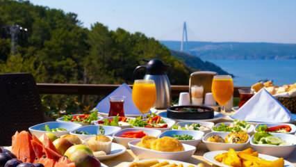 Къде са най-добрите места за закуска в Истанбул? Предложения за места за закуска, преплетени с природата...