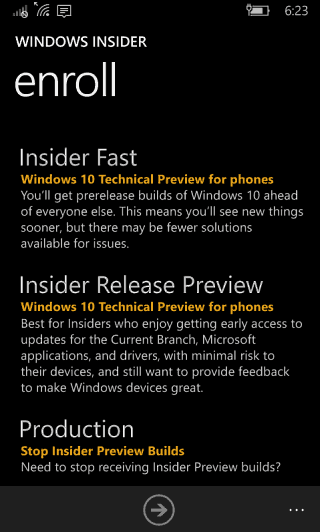 Windows 10 Mobile Insider Review Preview