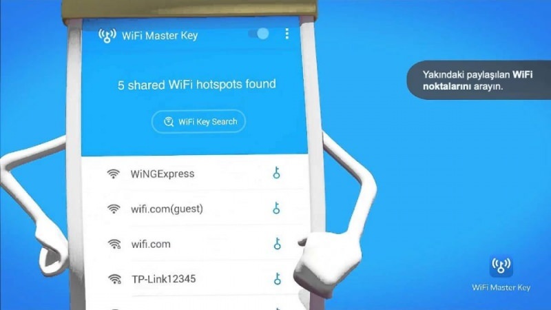 Основен ключ на Wifi