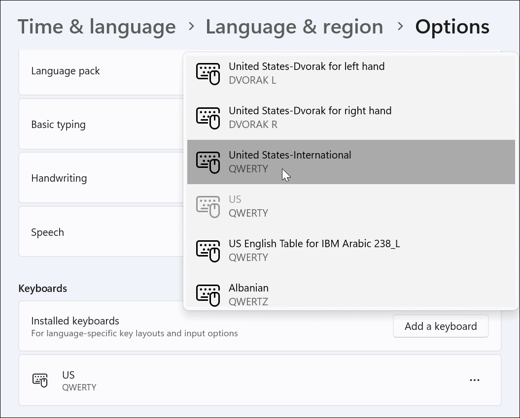 Въведете специални символи в Windows 11