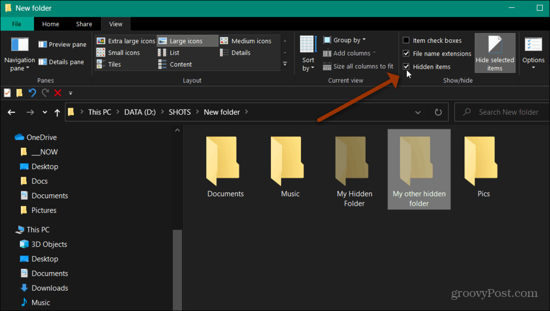 Как да скриете файлове и папки в Windows 10
