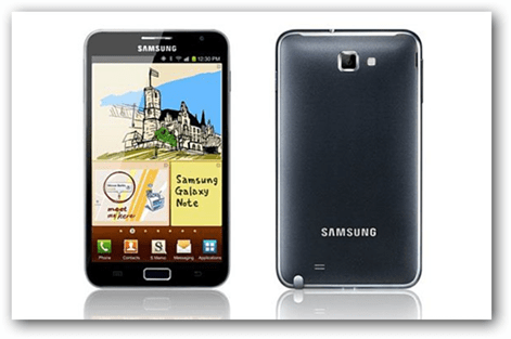 Samsung Galaxy--Забележка-смартфон