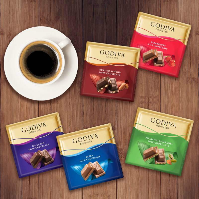 Нови „Квадратни шоколадови бонбони“ от Godiva