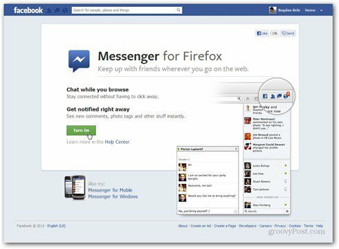facebook messenger за firefox