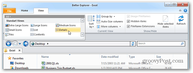 Вземете лентата на Explorer 8 Explorer на Windows 7
