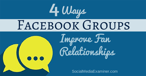 подобряване на отношенията с феновете с facebook групи