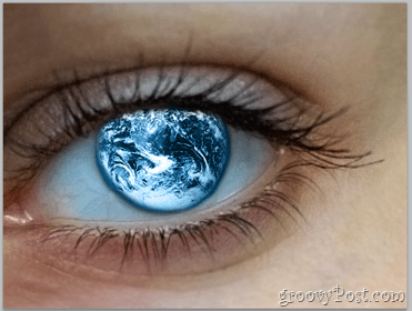 Основи на Adobe Photoshop - Human Eye добавят глобус към окото