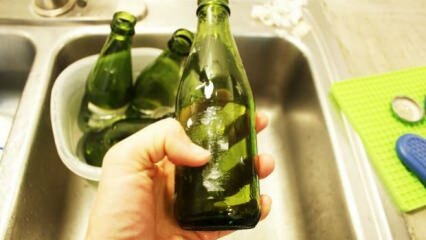 Метод за премахване на етикета от стъклена бутилка