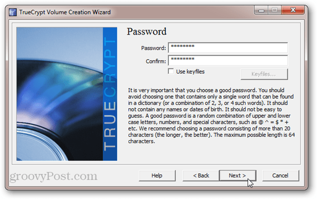 TrueCrypt защита на паролата