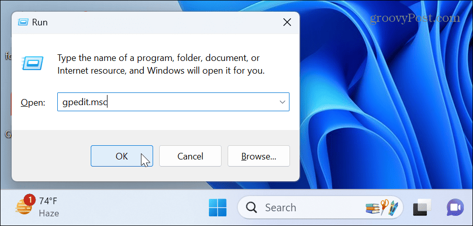Деактивирайте диспечера на задачите в Windows 11