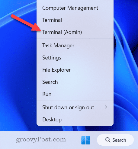 Отворете нов терминален прозорец на Windows 11