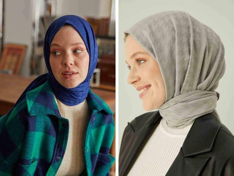 модели дамски хиджаб кашмирен шал 