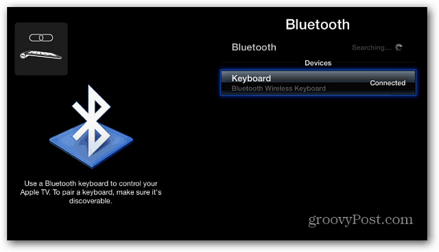 Как да свържете Bluetooth клавиатура с Apple TV