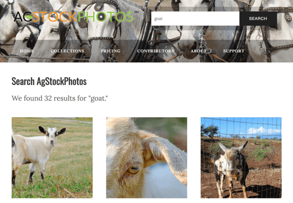 AgStockPhotos включва снимки на селскостопанска тематика.