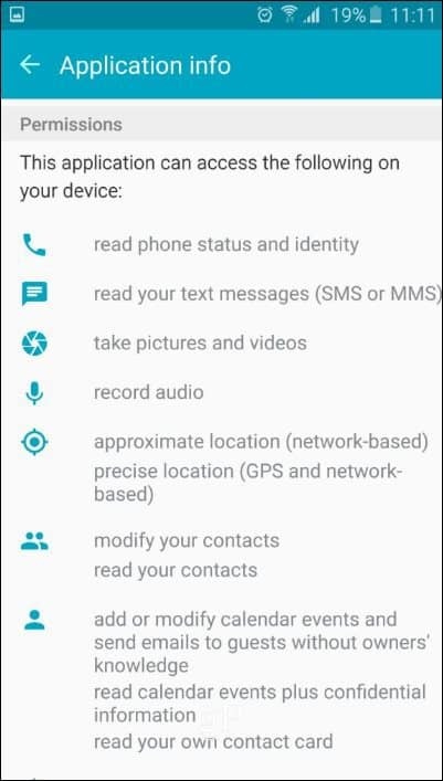 Съвет за Android Marshmallow: Дайте конкретни разрешения за приложения