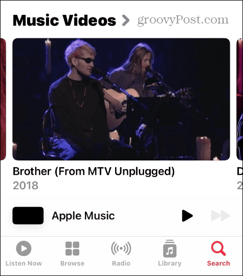 Видео плейлисти в Apple Music