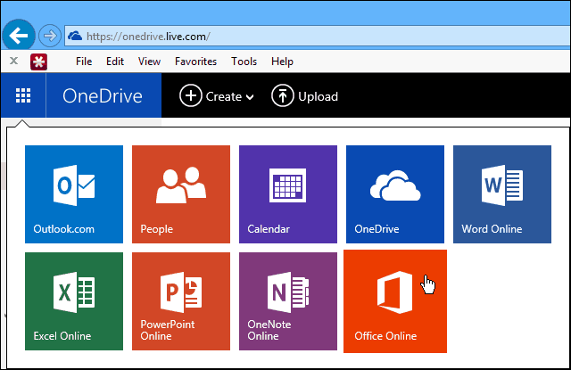 Microsoft добавя приложение за стартиране на приложения за своите онлайн услуги