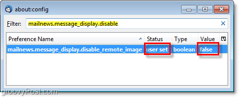 променете mailnews.message_display.disable_remote_image на false, за да деактивирате изскачащите прозорци с отдалечено съдържание в thunderbird 3
