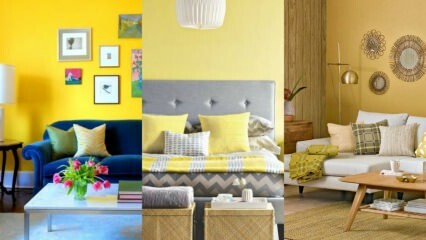 Предложения за декорация на дома, които могат да бъдат направени в жълто