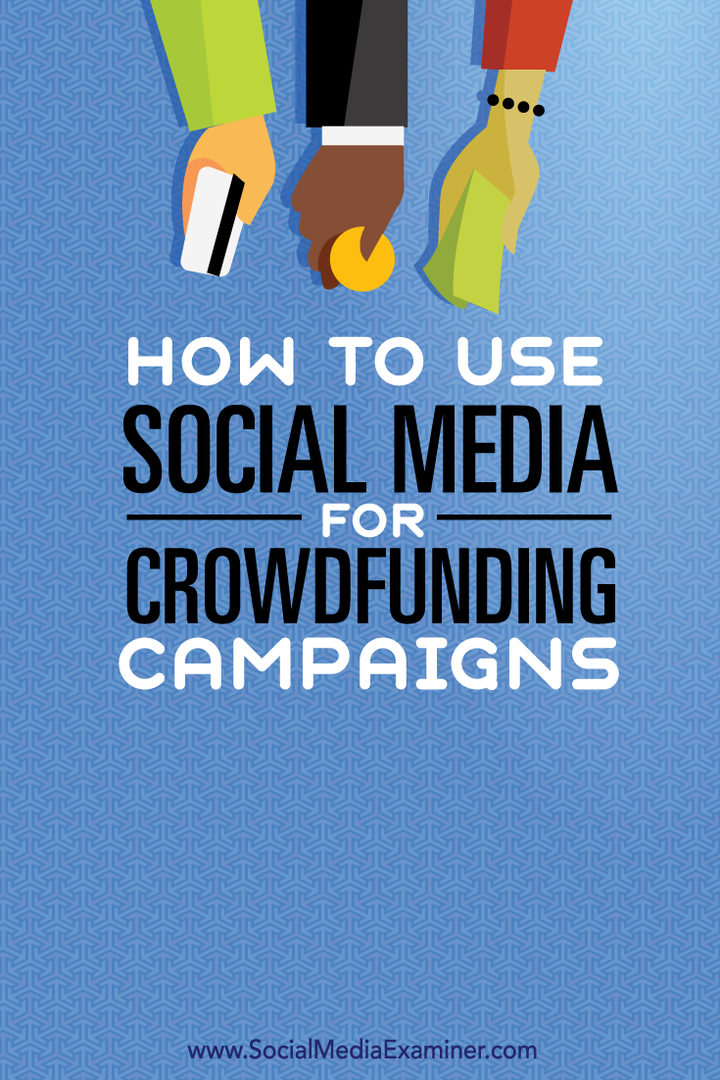 как да използвам социалните медии за кампании за масово финансиране