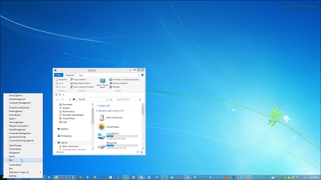 Фон на работния плот на Windows 8.1