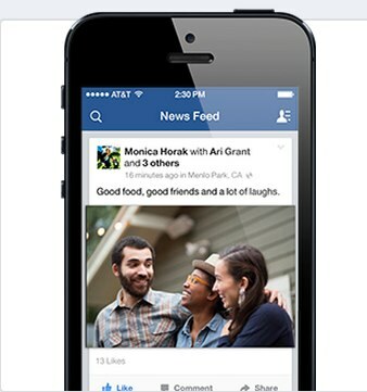 мобилно приложение facebook