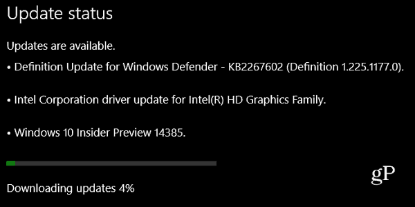Windows 10 Preview Build 14385 Издаден за PC и Mobile