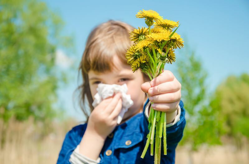 Пролетни симптоми на алергия при бебета и деца!