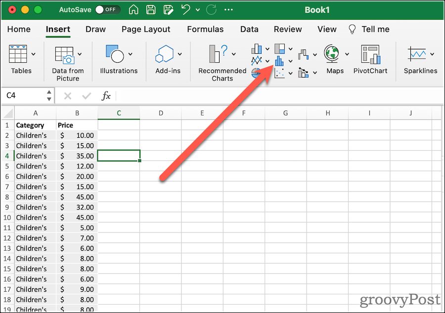 Как да създадете диаграма на кутия в Excel