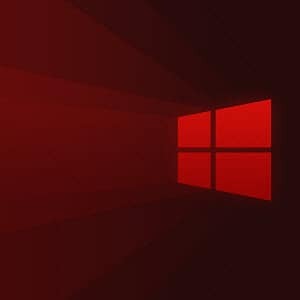 Лого на Windows 10 червено