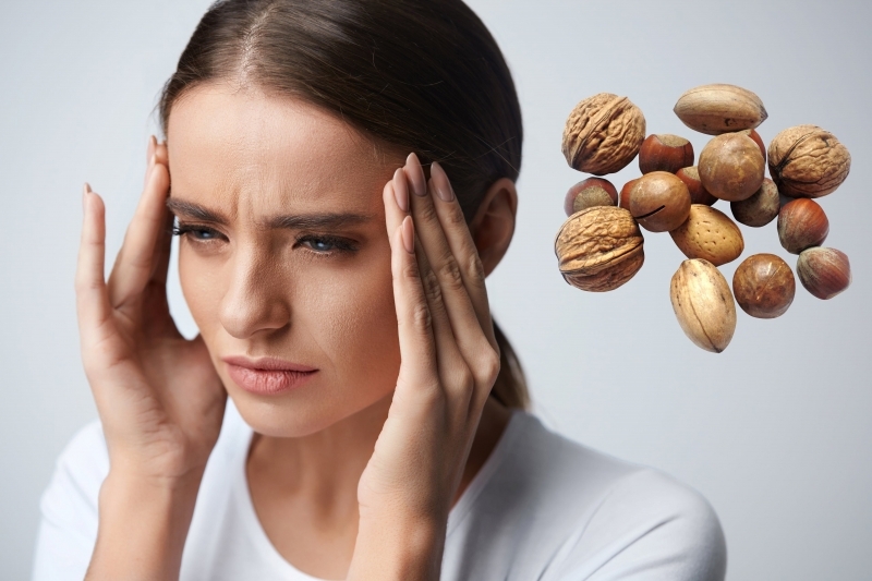 високите нива на кортизол често причиняват стрес при главоболие, при който могат да се консумират храни, богати на омега 3