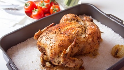 Как да готвя пиле в сол? 