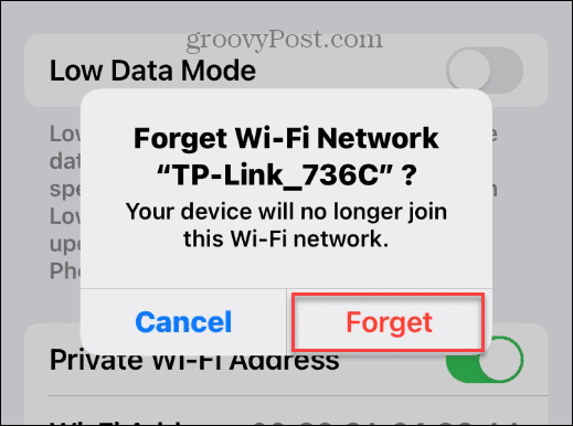 Променете Wi-Fi паролата на iPhone