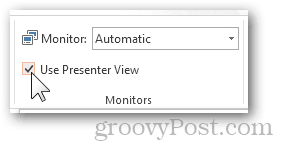 използвайте преглед на презентатор Powerpoit 2013 2010 функция разширен дисплей проектор монитор разширена