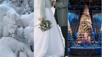 2018-19 зимни сватбени декорации