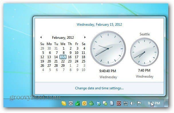 Часовник на Windows
