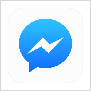 Графика на иконата на Facebook Messenger.