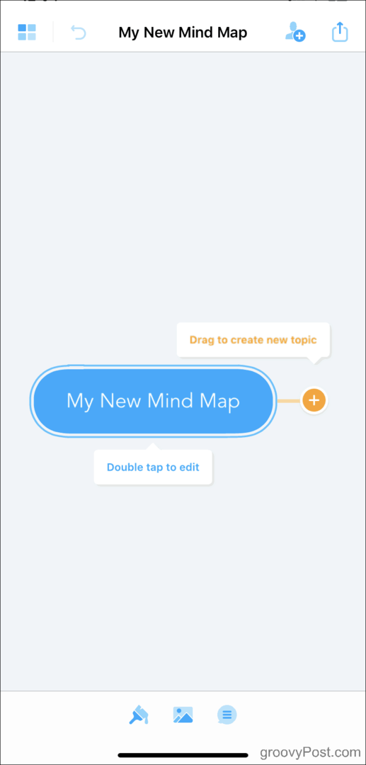 Нова карта на ума на MindMeister
