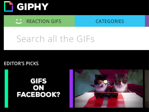 giphy във facebook