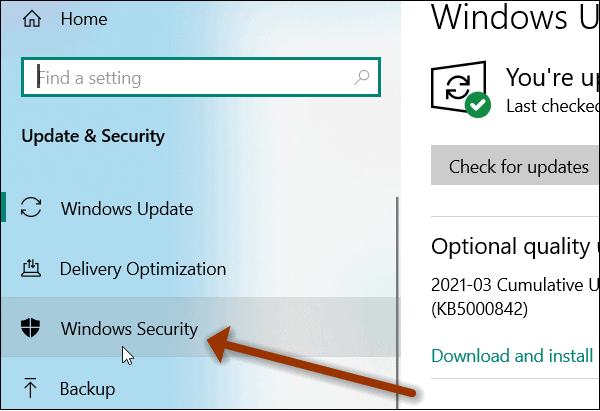 Windows сигурност
